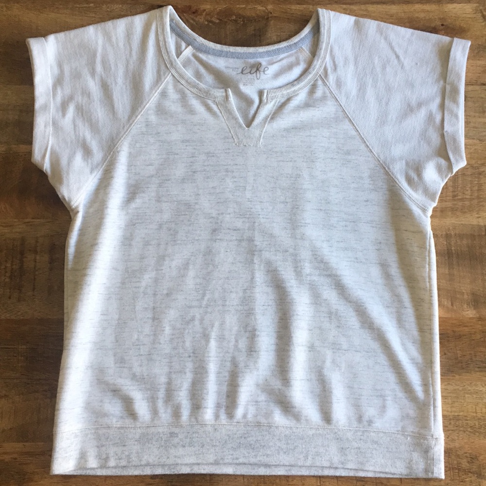 Short Sleeve Sweat Shirt Top